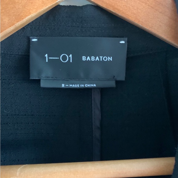 NWT Aritzia Babaton Black Wool Blend 1-01 Shao Jacket Blazer Size 2 - Picture 15 of 16